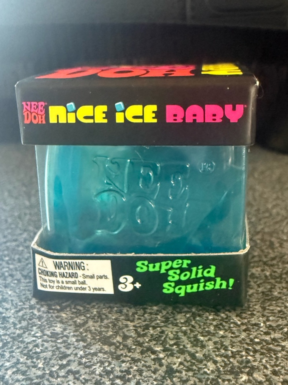 Needoh Nice Ice Baby Super Solid Squish - Blue